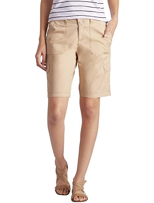 Lee Avery Knit Waist Cargo Bermudas