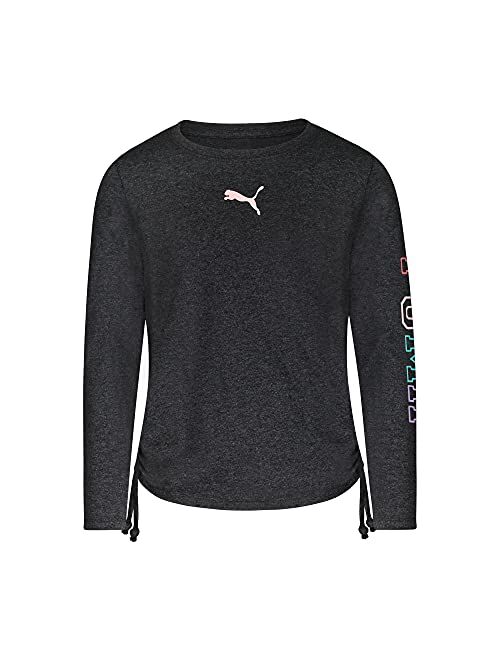 PUMA Girls' Varsity Long Sleeve T-Shirt