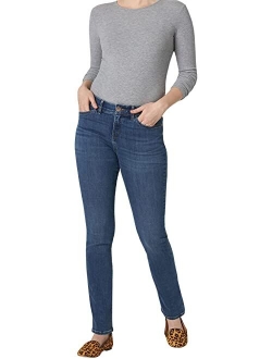 Flex Motion Regular Fit Straight Leg Jeans Mid-Rise