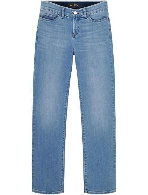 Lee Flex Motion Regular Fit Straight Leg Jeans Mid-Rise