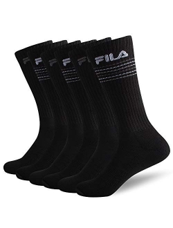 mens Striped Half Cushion Crew Socks