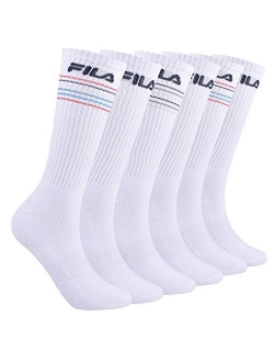 mens Striped Half Cushion Crew Socks