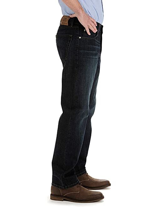 Lee Men's Big & Tall Custom Fit Relaxed Straight Leg Jean