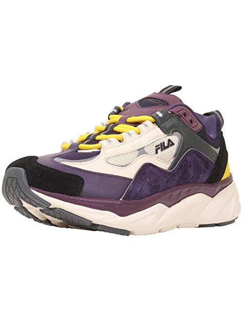 Fila Men's Trigate Plus Leather Mesh Casual Outdoor Active Sneakers