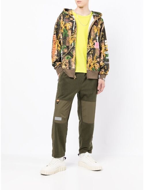 AAPE BY *A BATHING APE® double-knee logo trackpants