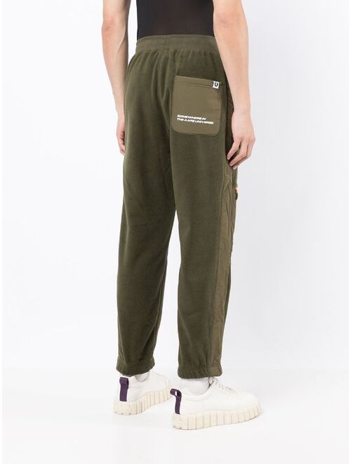 AAPE BY *A BATHING APE® double-knee logo trackpants