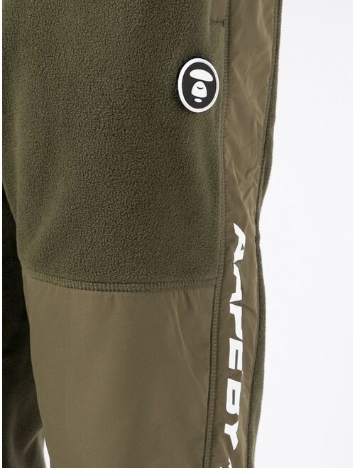 AAPE BY *A BATHING APE® double-knee logo trackpants