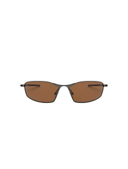 Men's Oo4141 Whisker Oval Sunglasses