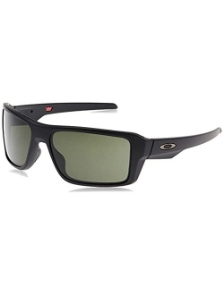 Men's Oo9380 Double Edge Rectangular Sunglasses