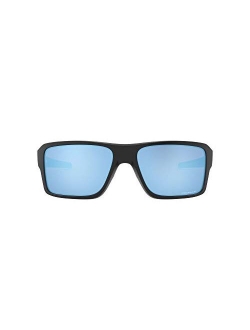 Men's Oo9380 Double Edge Rectangular Sunglasses