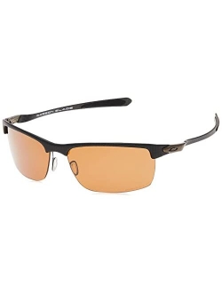 Men's OO9174 Carbon Blade Rectangular Metal Sunglasses