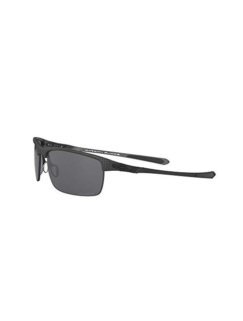 Oakley Men's OO9174 Carbon Blade Rectangular Metal Sunglasses