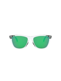 Men's Oo9428 Frogskins Mix Round Sunglasses