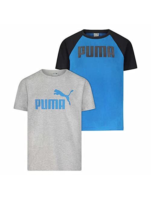 PUMA Youth Boy's 2-Pack Short Sleeve T-Shirts