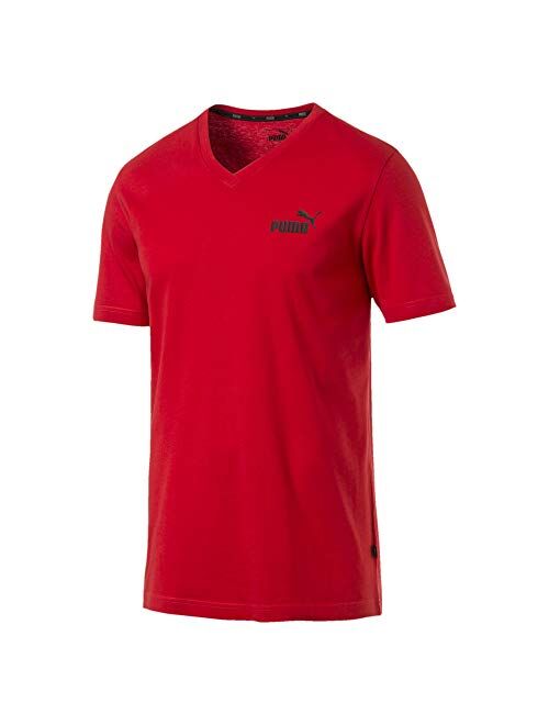 PUMA Men's Big & Tall Essentials+ V Neck T-shirt