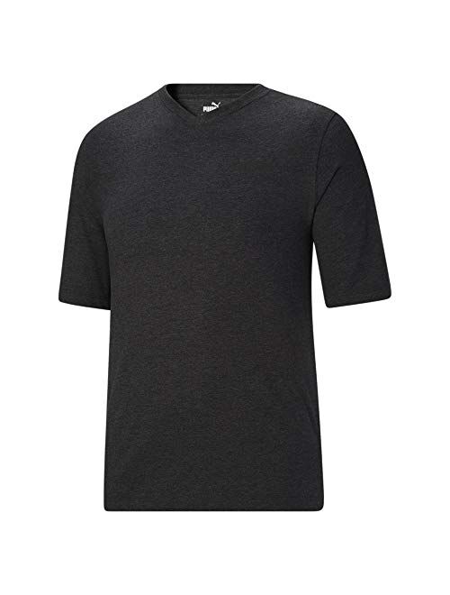 PUMA Men's Big & Tall Essentials+ V Neck T-shirt