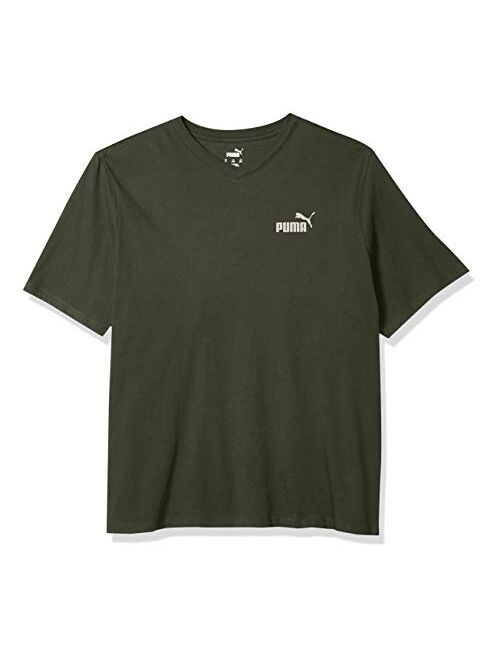 PUMA Men's Big & Tall Essentials+ V Neck T-shirt