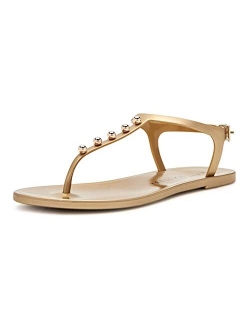 Katy Perry Women's The Geli-T Strap Flat Sandal