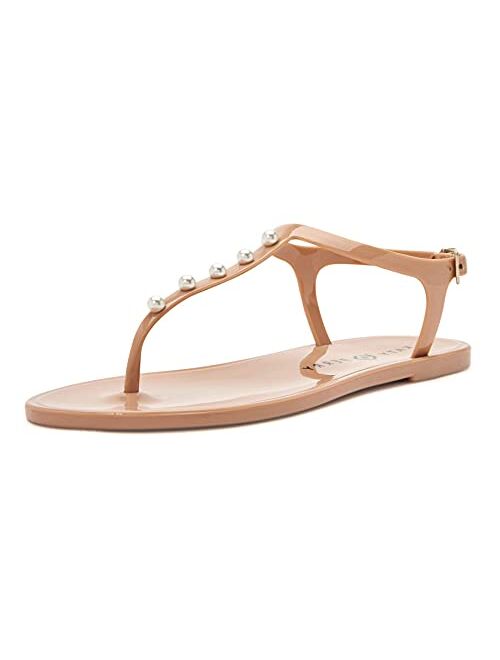 Katy Perry Women's The Geli-T Strap Flat Sandal