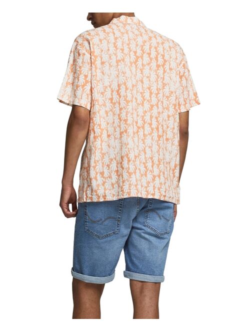 Jack & Jones Men's Sunny Short Sleeve Resort Shirt