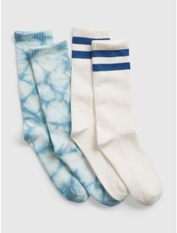 Buy GAP Kids Striped Crew Socks (3-Pack) online