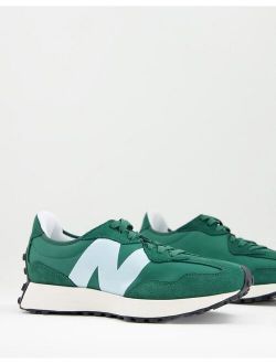 327 sneakers in green and white