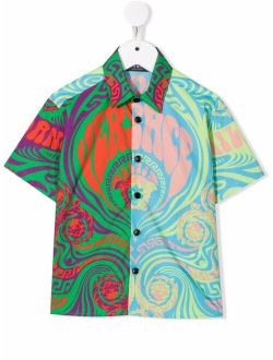 Kids Medusa Head print shirt