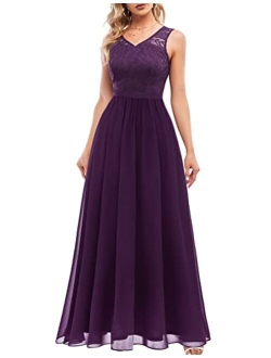 DRESSTELLS Womens Formal Bridesmaid Dress, Evening Gown for Prom Wedding Party