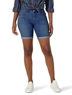 Women's Legendary Mid-Rise Cuffed Bermuda Jean Short