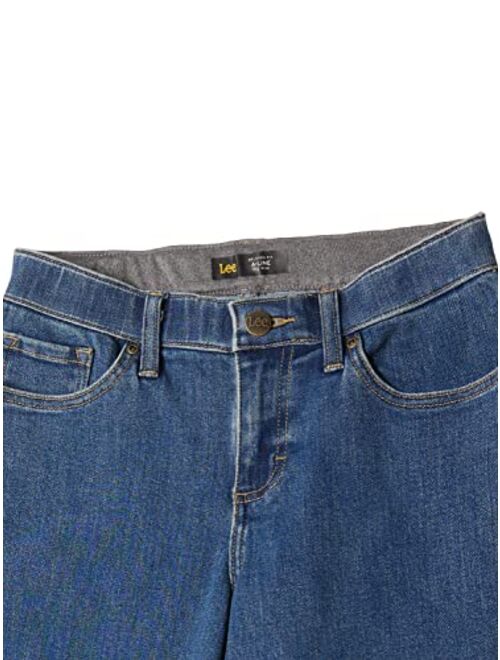 Lee Women's Ultra Lux Mid-Rise a Line Jean Short