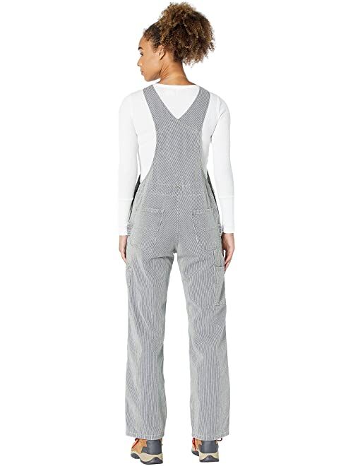 Carhartt Relaxed Fit Denim Striped Bib Overall