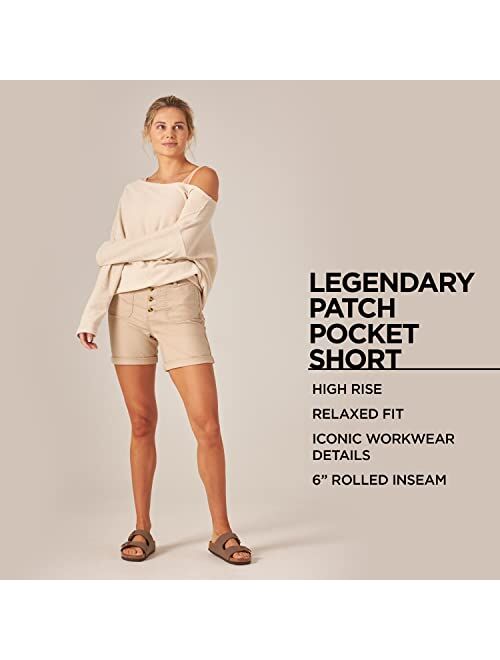 Lee Women's Legendary High-Rise Patch Front Short