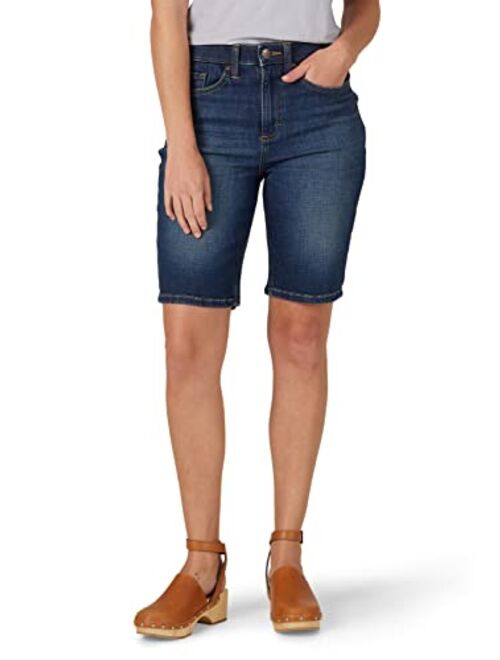 Lee Women's Ultra Lux High-Rise Bermuda Jean Short