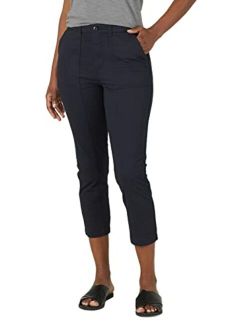Women's Ultra Lux High-Rise Seamed Crop Pant