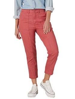 Women's Ultra Lux High-Rise Seamed Crop Pant