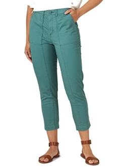 Women's Ultra Lux High-Rise Seamed Crop Pant