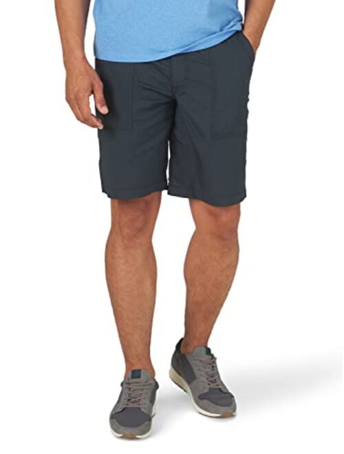 Lee Men's Extreme Motion Relaxed Fit Utility Flat Front Short