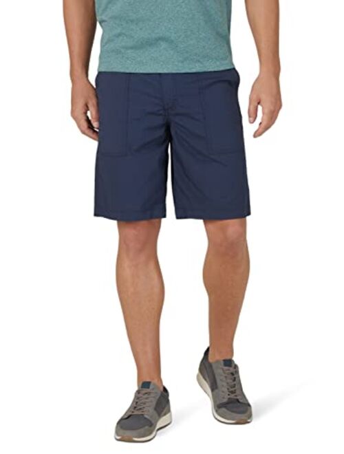 Lee Men's Extreme Motion Relaxed Fit Utility Flat Front Short