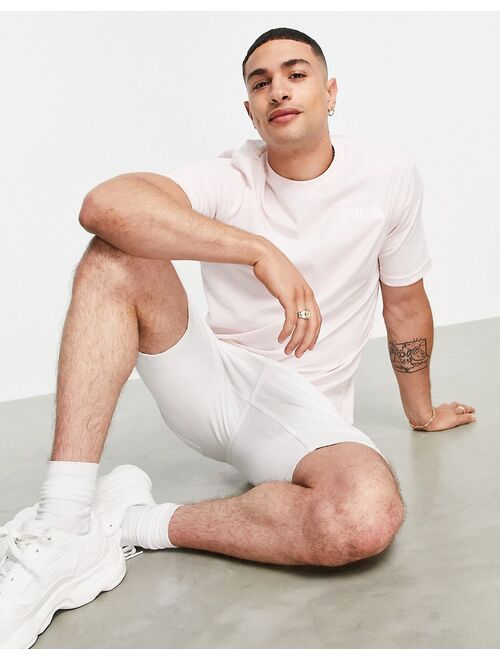 Fila small logo t-shirt in pastel pink exclusive to ASOS