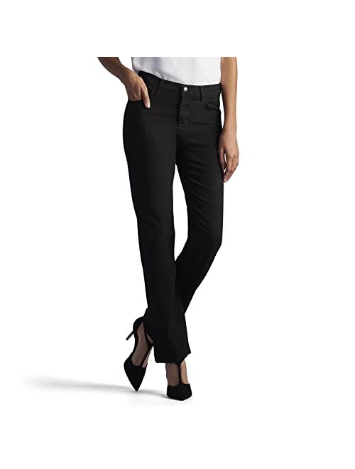 Lee Women's Relaxed Fit Straight Leg Jeans