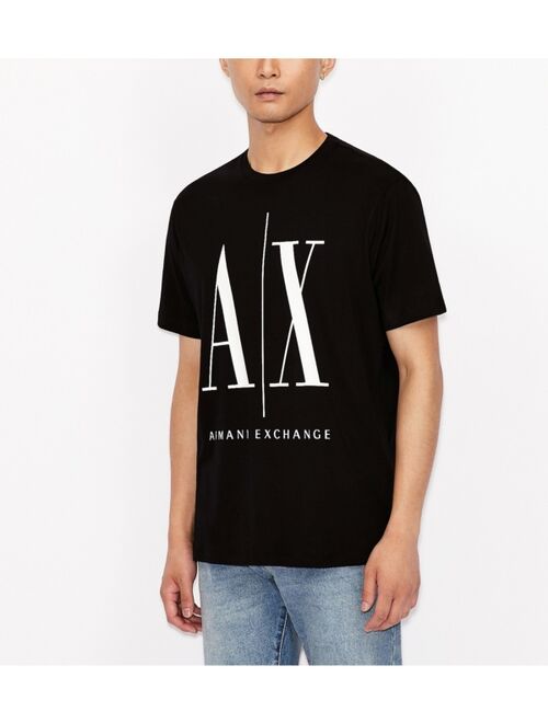 A|X Armani Exchange Men's Printed Icon Logo T-Shirt