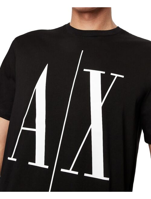 A|X Armani Exchange Men's Printed Icon Logo T-Shirt