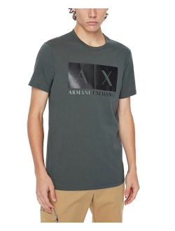 A|X Armani Exchange Men's Box Logo Graphic T-Shirt