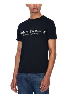 A|X Armani Exchange Men's Milano New York Logo Graphic T-Shirt