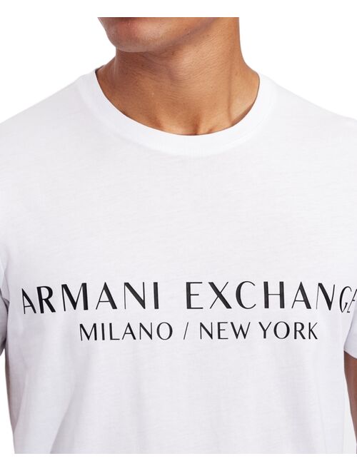 A|X Armani Exchange Men's Milano New York Logo Graphic T-Shirt