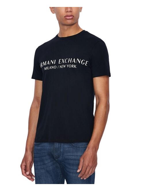 A|X Armani Exchange Men's Milano New York Logo Graphic T-Shirt