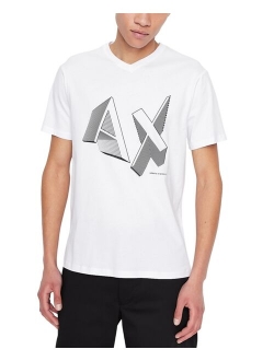 A|X Armani Exchange Men's Block Letter Logo T-Shirt