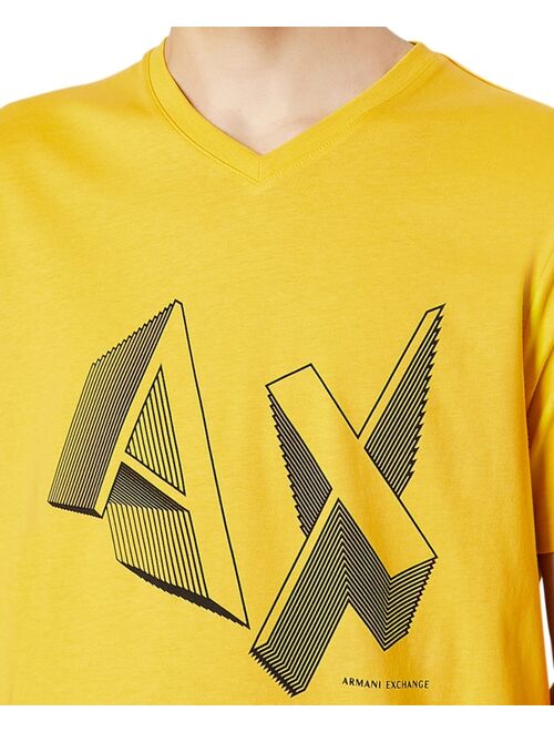 A|X Armani Exchange Men's Block Letter Logo T-Shirt