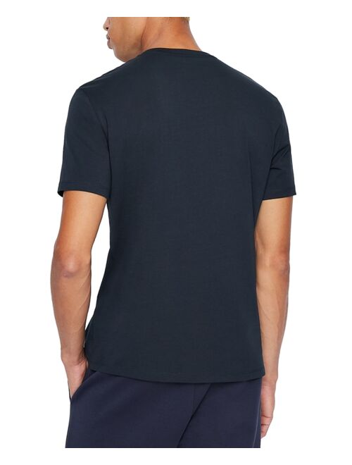 A|X Armani Exchange Men's NYC Dumbo V-Neck Logo T-Shirt