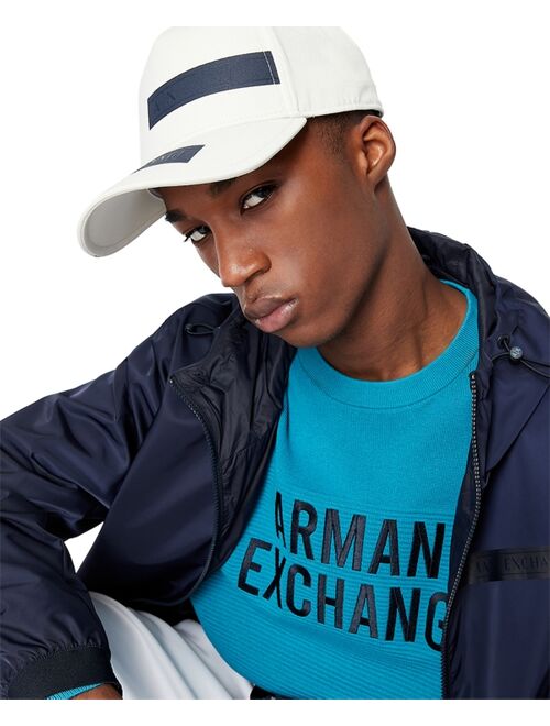 A|X Armani Exchange Men's Ribbon Logo Baseball Hat